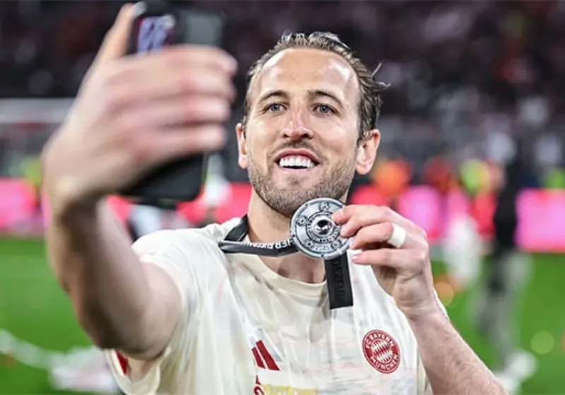 Harry Kane đã giành được 2 danh hiệu cùng Bayern